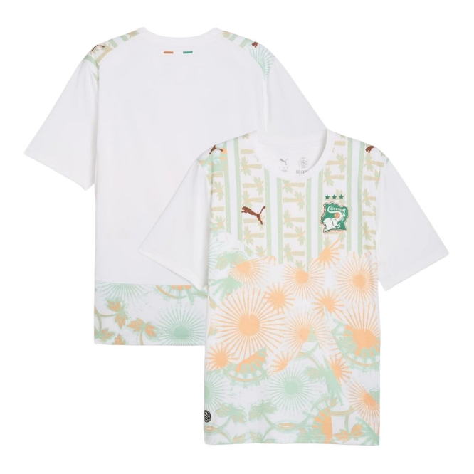 2026 FIFA World Cup Ivory Coast Côte d'Ivoire Away Soccer Jersey Shirt